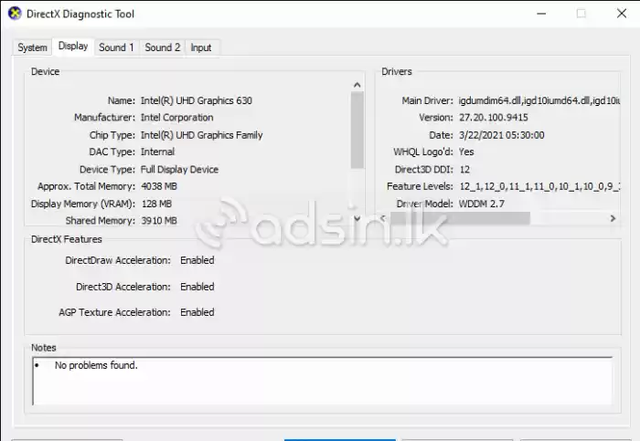 Lenovo I3 10th gen gamming pc full set (Used)