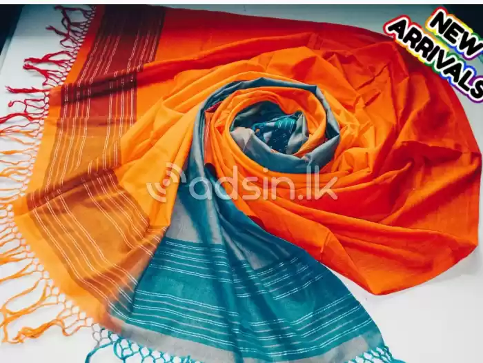 100% Handloom cotton shawls
