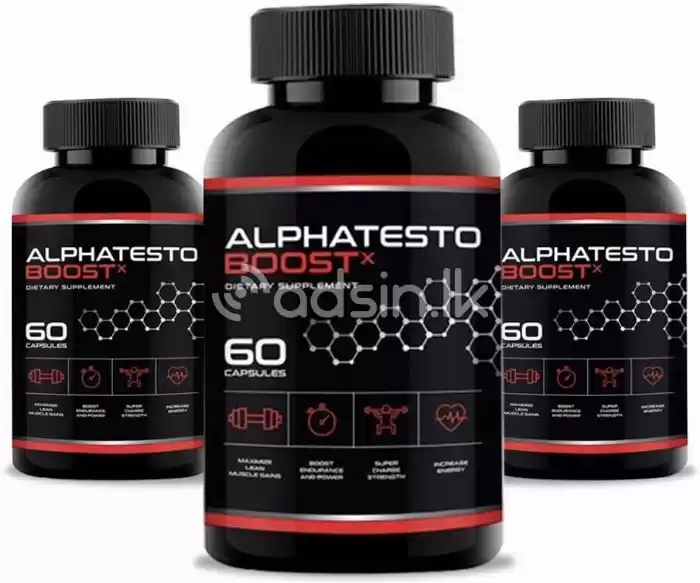 Alphatesto boost X 60 Capsules in Sri Lanka 