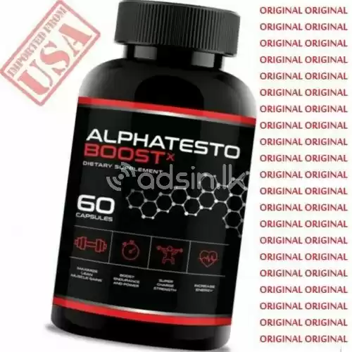 Alphatesto boost X 60 Capsules in Sri Lanka 