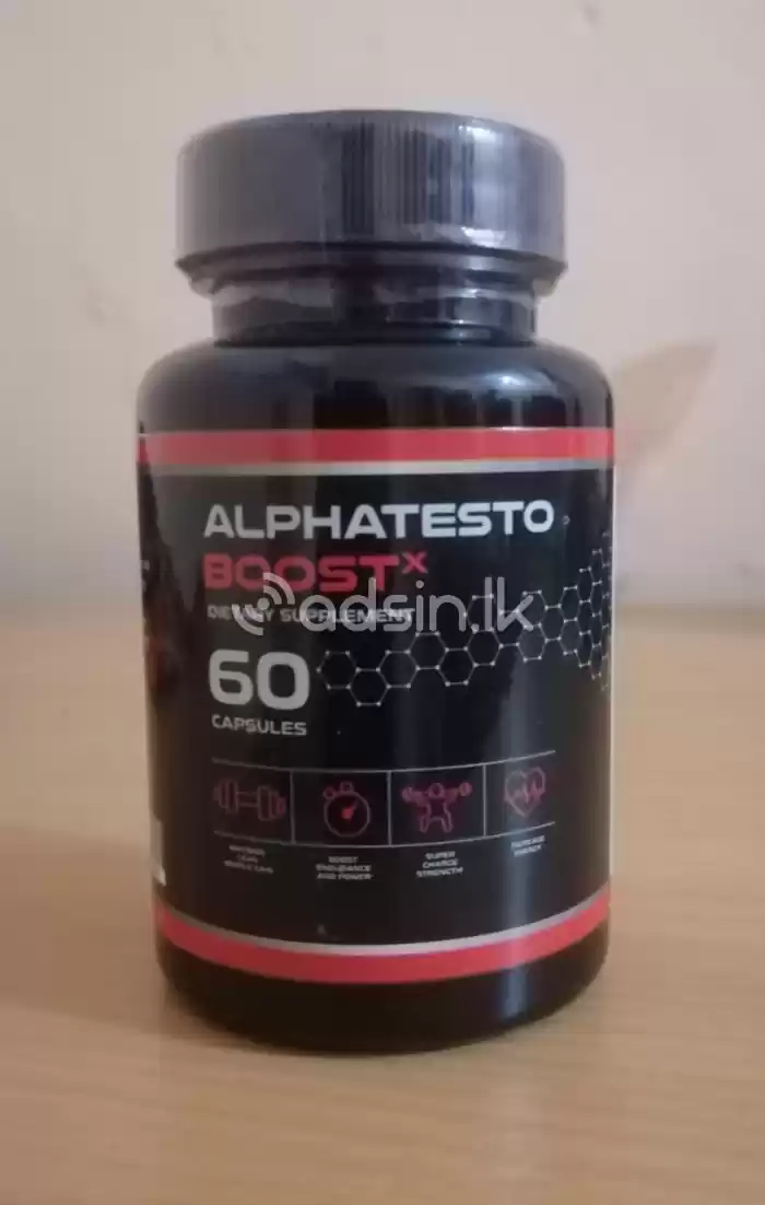 Alphatesto boost X 60 Capsules in Sri Lanka 