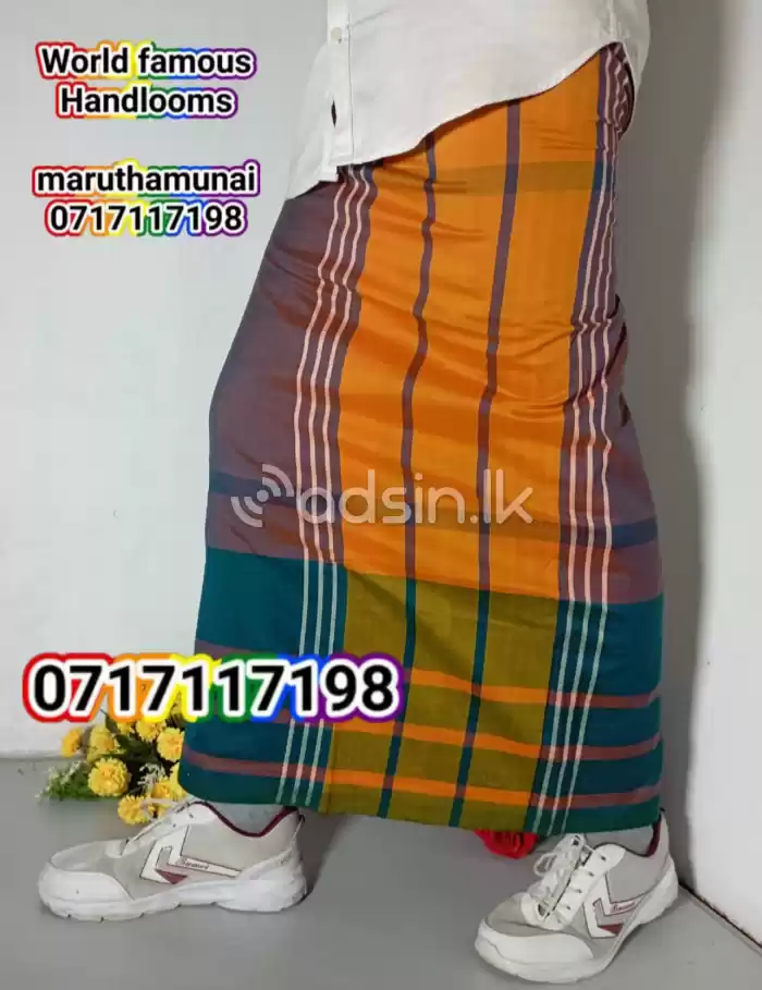 Handloom cotton sarongs
