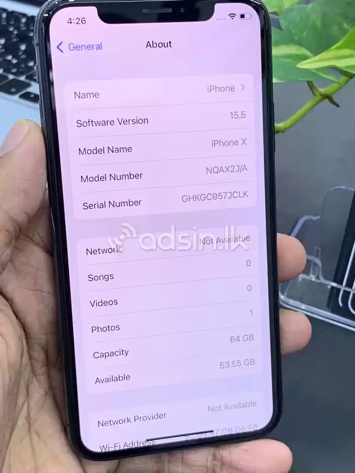 Apple iPhone X 64 gb (Used)