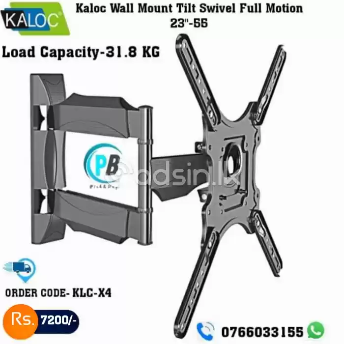 Kaloc X-4 55&quot; Full motion Wall Bracket 