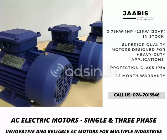 AC ELECTRIC MOTORS SINGLE&amp;THREE PHASE