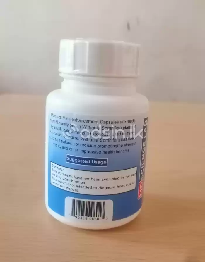 Maxsize 60 Capsules in Sri Lanka