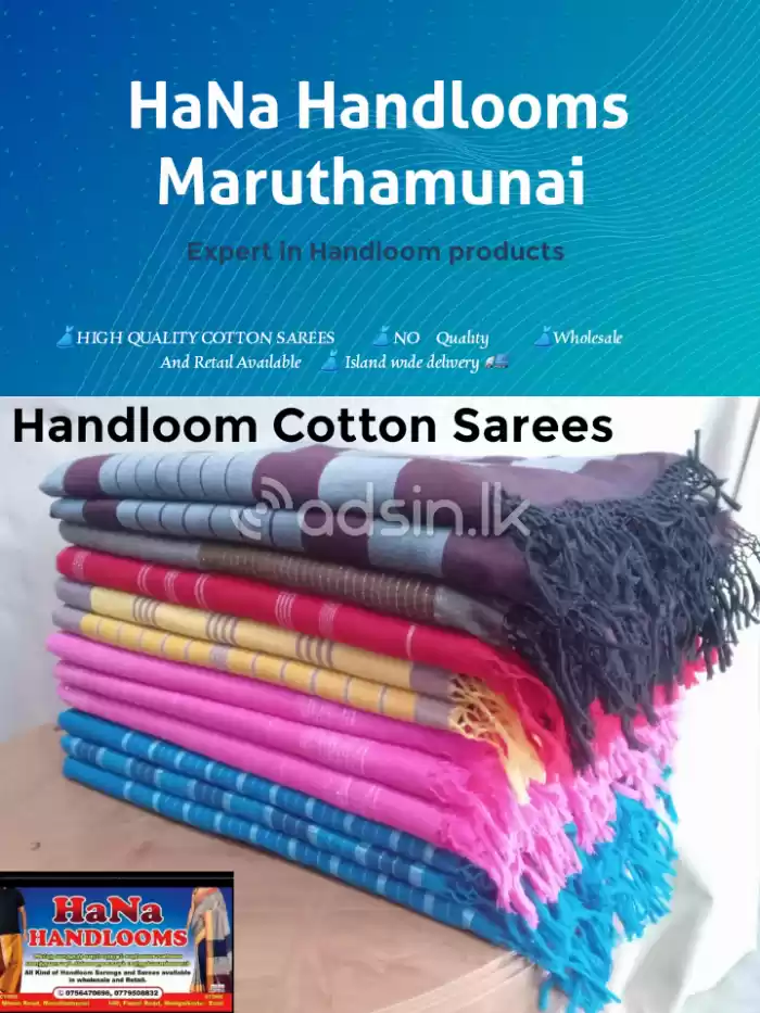 Handloom Cotton Sarees