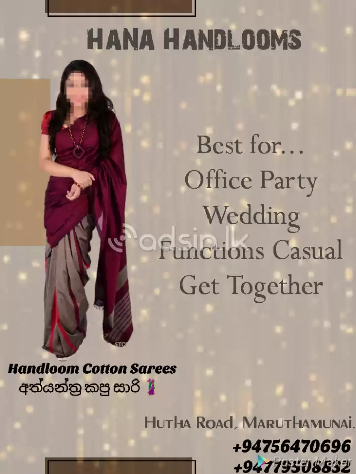 Handloom Cotton Sarees