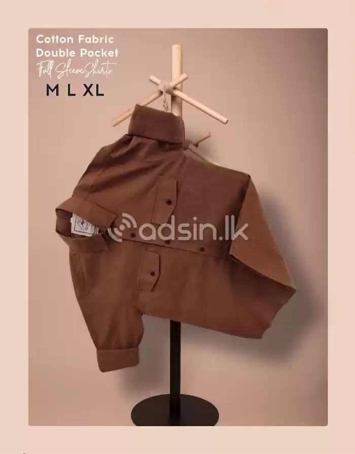 Double pocket cotton full sleave shirt