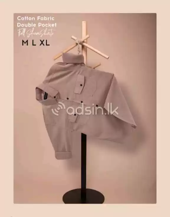 Double pocket cotton full sleave shirt