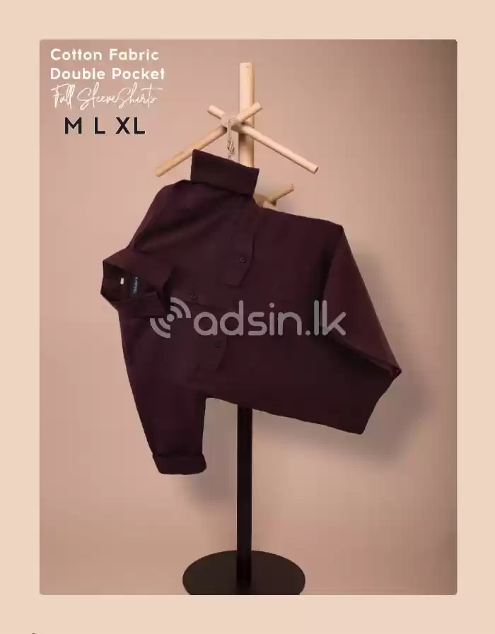 Double pocket cotton full sleave shirt