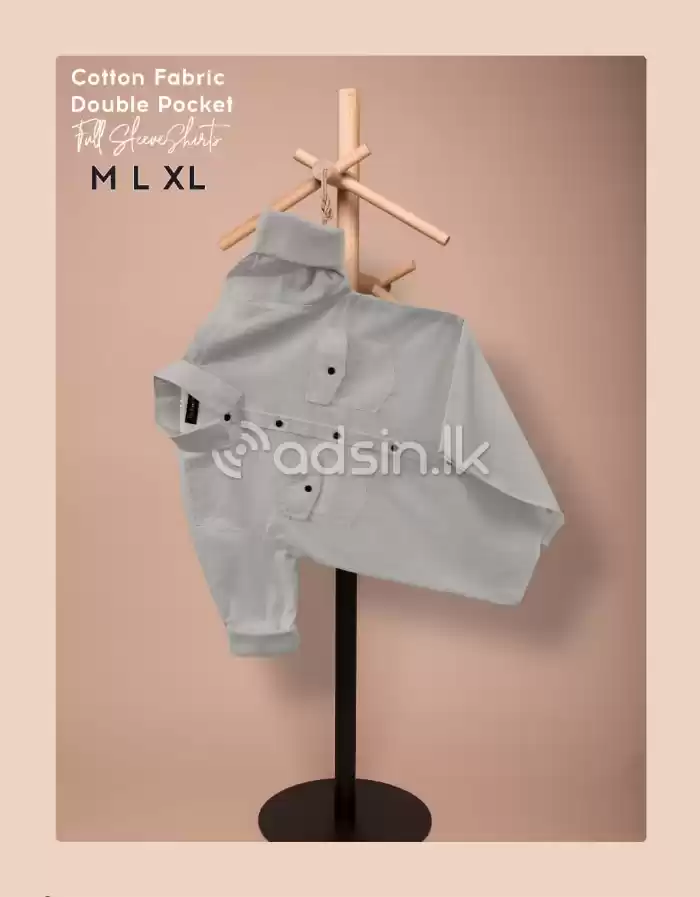 Double pocket cotton full sleave shirt