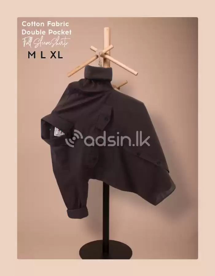 Double pocket cotton full sleave shirt