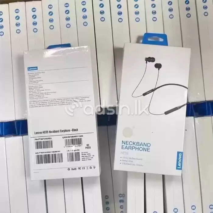 Original Lenovo HE-05 Bluetooth Neckband