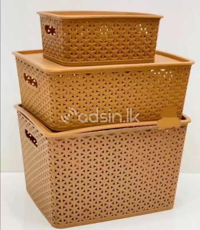 Multi purpose flora storage basket