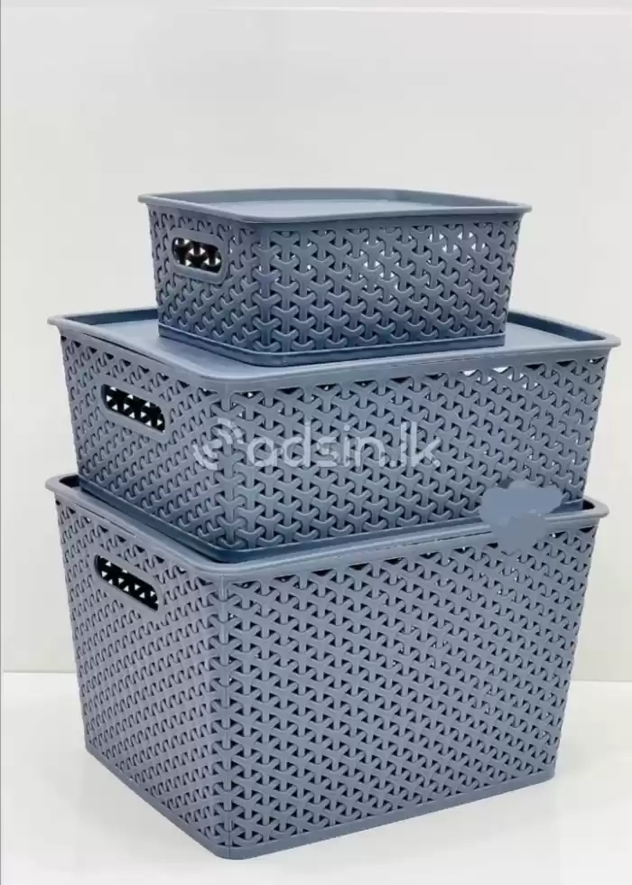 Multi purpose flora storage basket