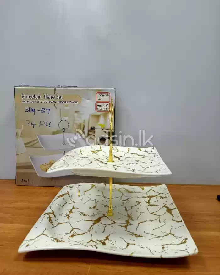 Ceramic snack server