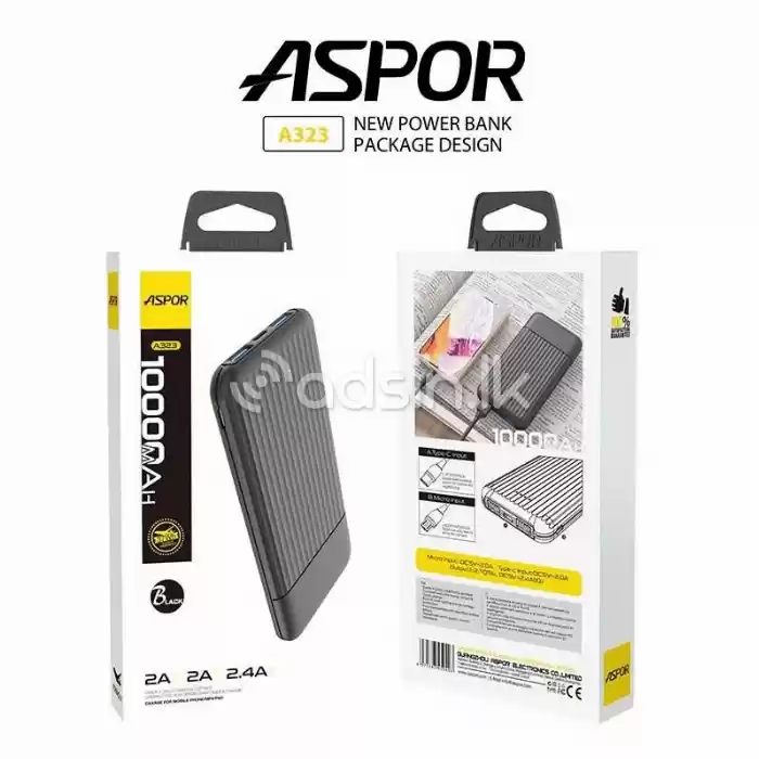 10000 Mah Aspor Power Bank
