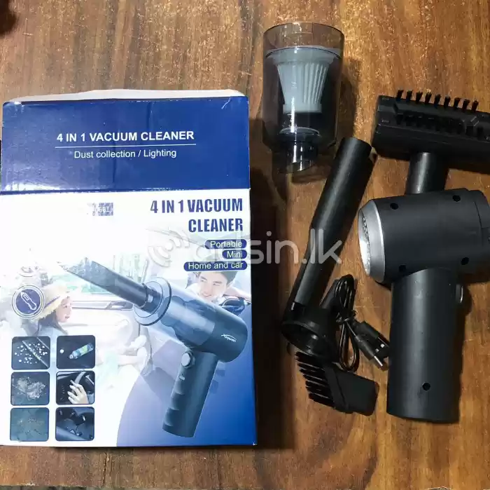 4 IN 1 Portable Rechargeable Home and Car Vacuum Cleaner