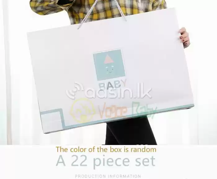 22PCS Newborn Baby Clothes Cotton / Premium Gift Set 0-12 Months New Born Clothing Family Gifts