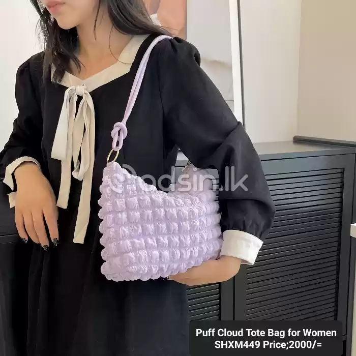 Puff Cloud Tote Bag for Women
