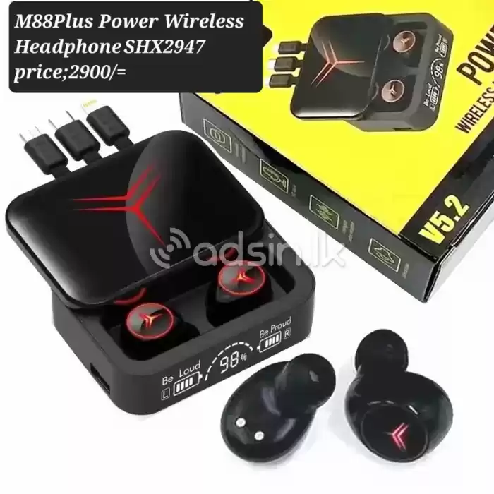 M88 Plus Power Wireless Headphone
