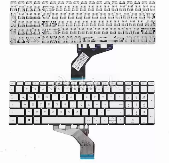 Hp 15DA silver keyboard