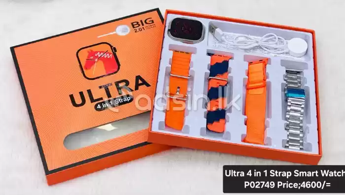 Ultra 4 in 1 Strap Smart Watch