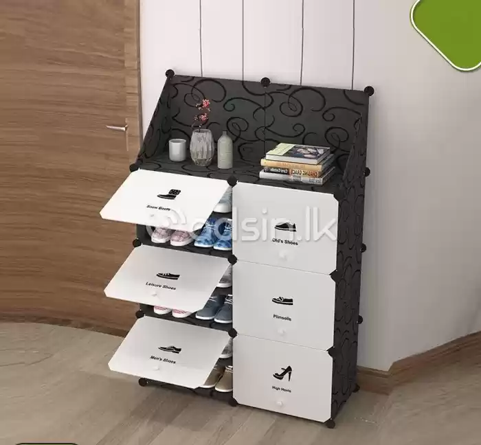 DIY 6 Layers - 3 Door Shoe Rack