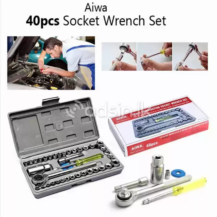 40pcs Tools Repairing Set Socket Wrench