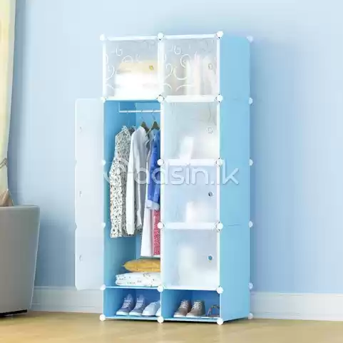 New DIY 8 Doors Cubes Wardrobe + Shoe Rack