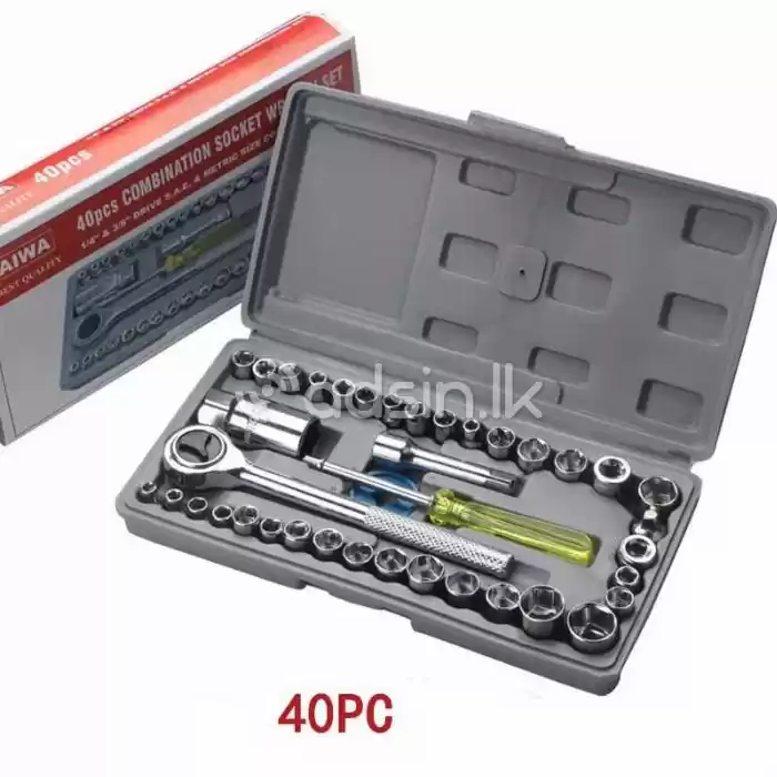 40pcs Tools Repairing Set Socket---Wrench