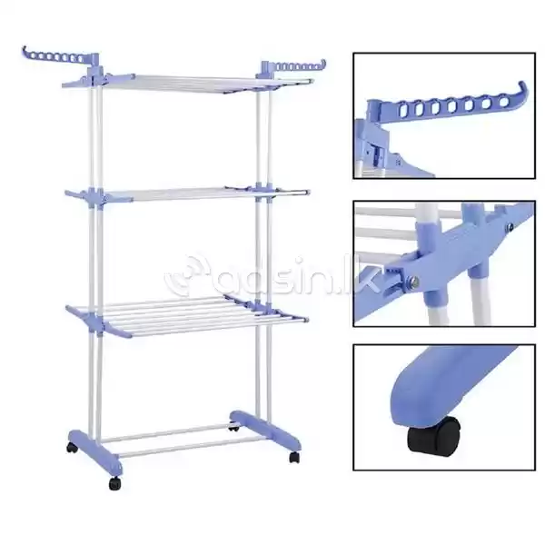 Three Layer Clothes Rack - Foldable
