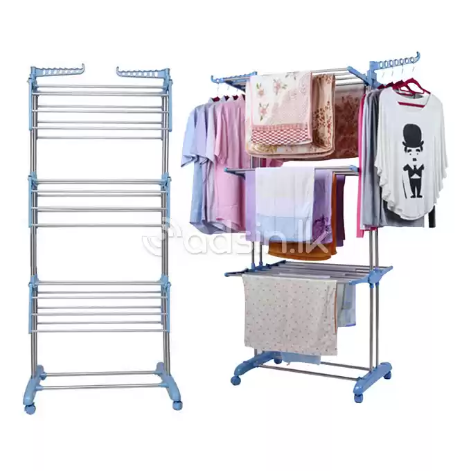 Three Layer Clothes Rack - Foldable