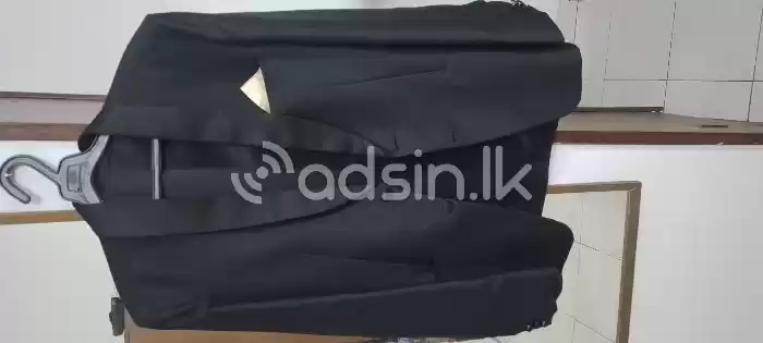 Coat Black with Gold Waist Coat and Tie