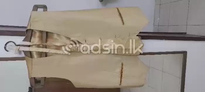 Coat Black with Gold Waist Coat and Tie