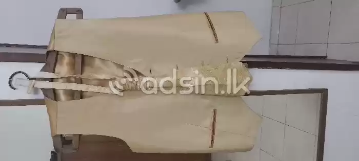 Coat Black with Gold Waist Coat and Tie