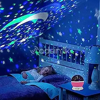 Stars, Moons Rotating Project Lamp