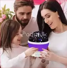 Stars, Moons Rotating Project Lamp