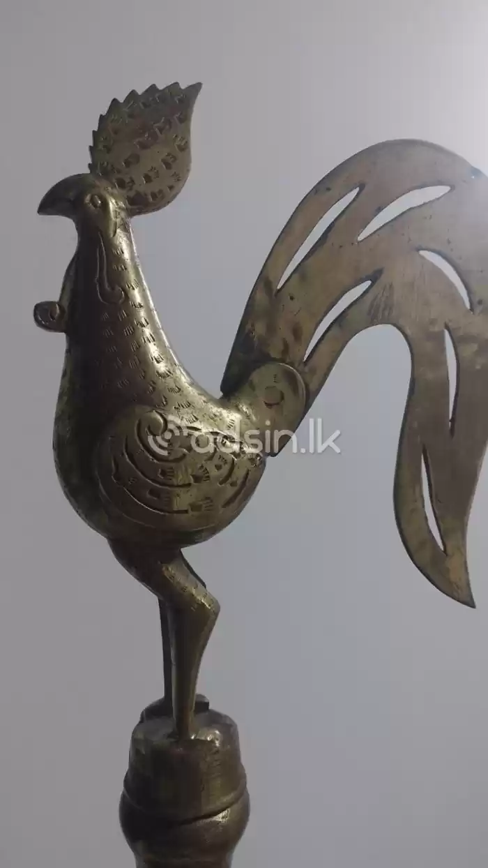Antique Oil Lamp Brass - kukula Pahana