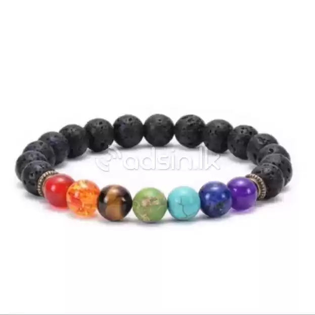 Lava 7 Chakra Bracelet