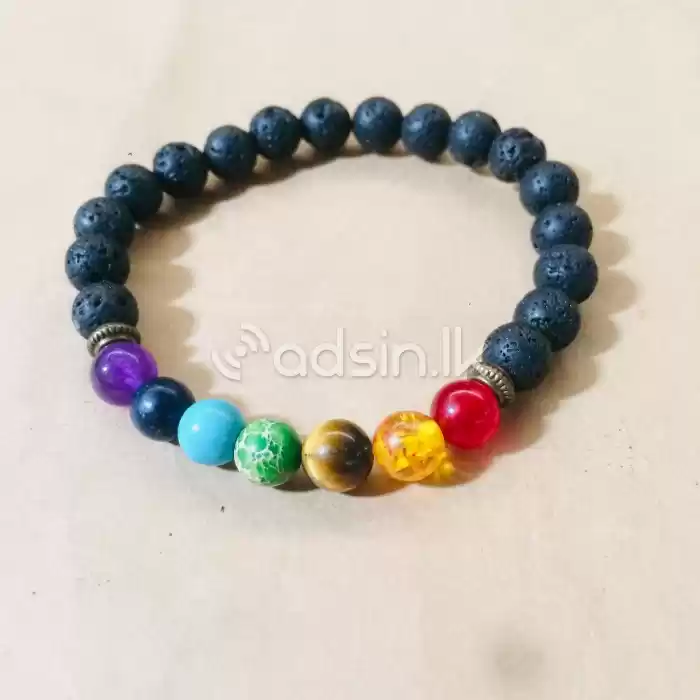 Lava 7 Chakra Bracelet