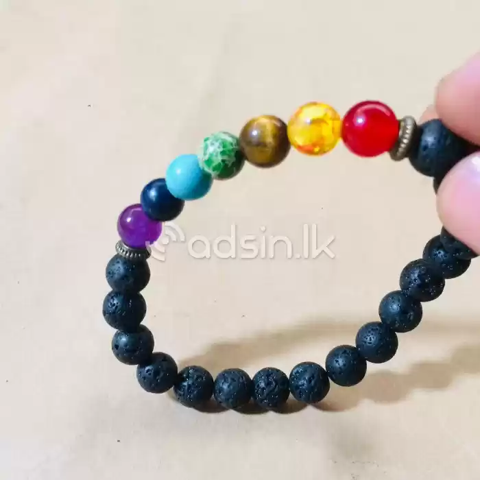 Lava 7 Chakra Bracelet