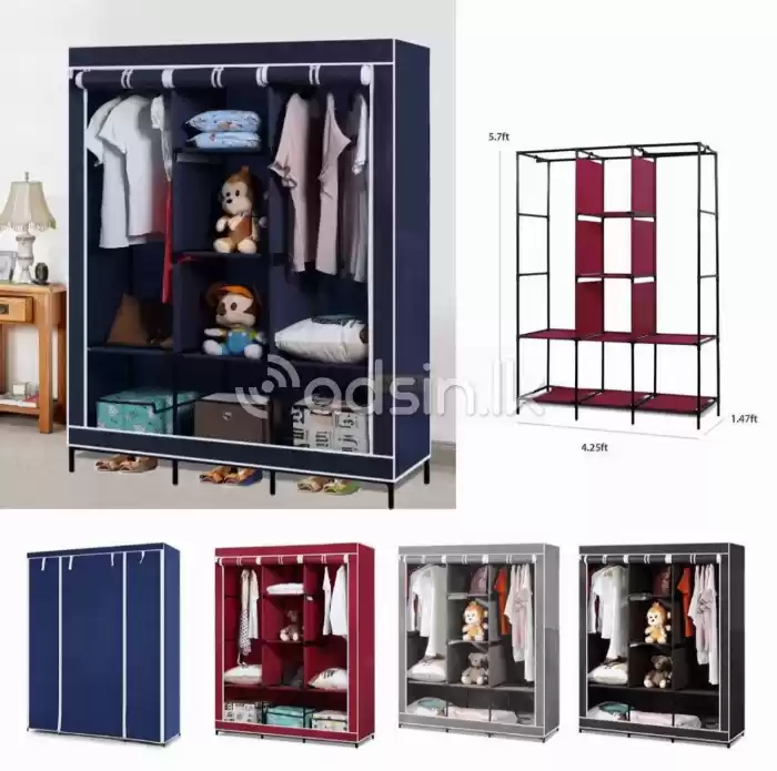 3 Door Storage Wardrobe Organizer