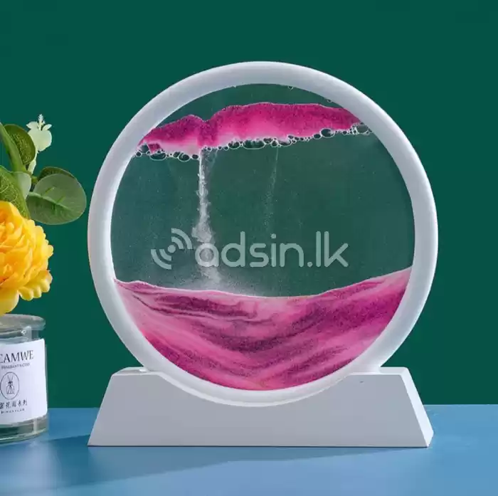 Rotatable Moving Sand Art Painting Glass