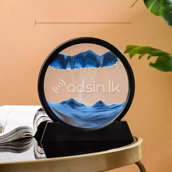 Rotatable Moving Sand Art Painting Glass