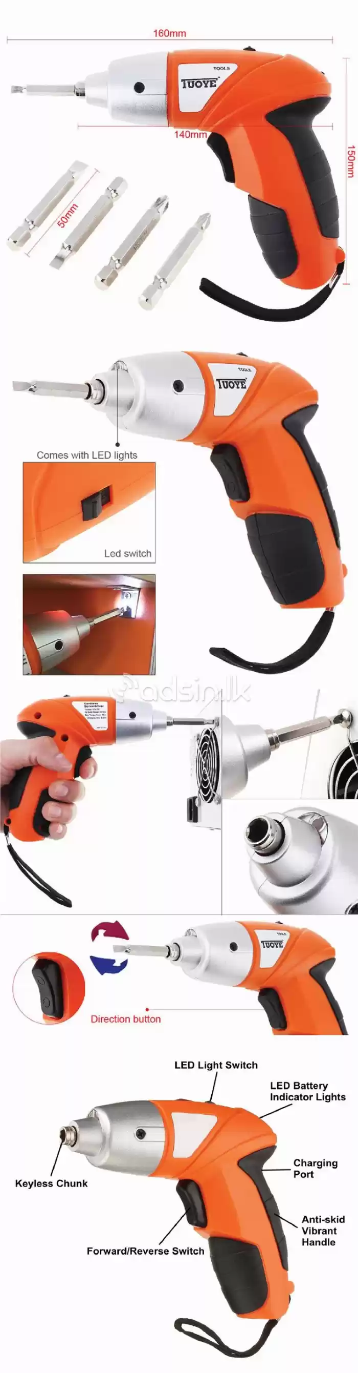 New Mini Rechargeable Screwdriver (45pcs set)