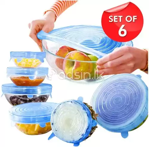 6pcs Silicone Lids Food Grade Quality