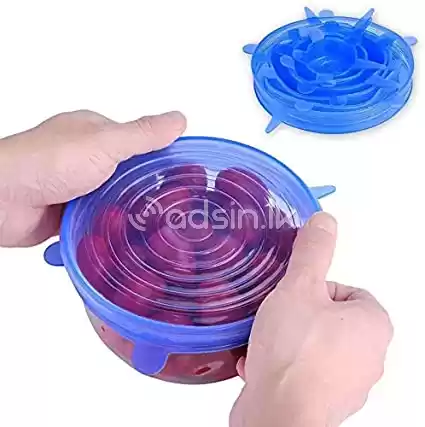 6pcs Silicone Lids Food Grade Quality