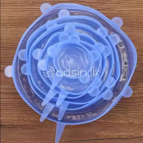 6pcs Silicone Lids Food Grade Quality